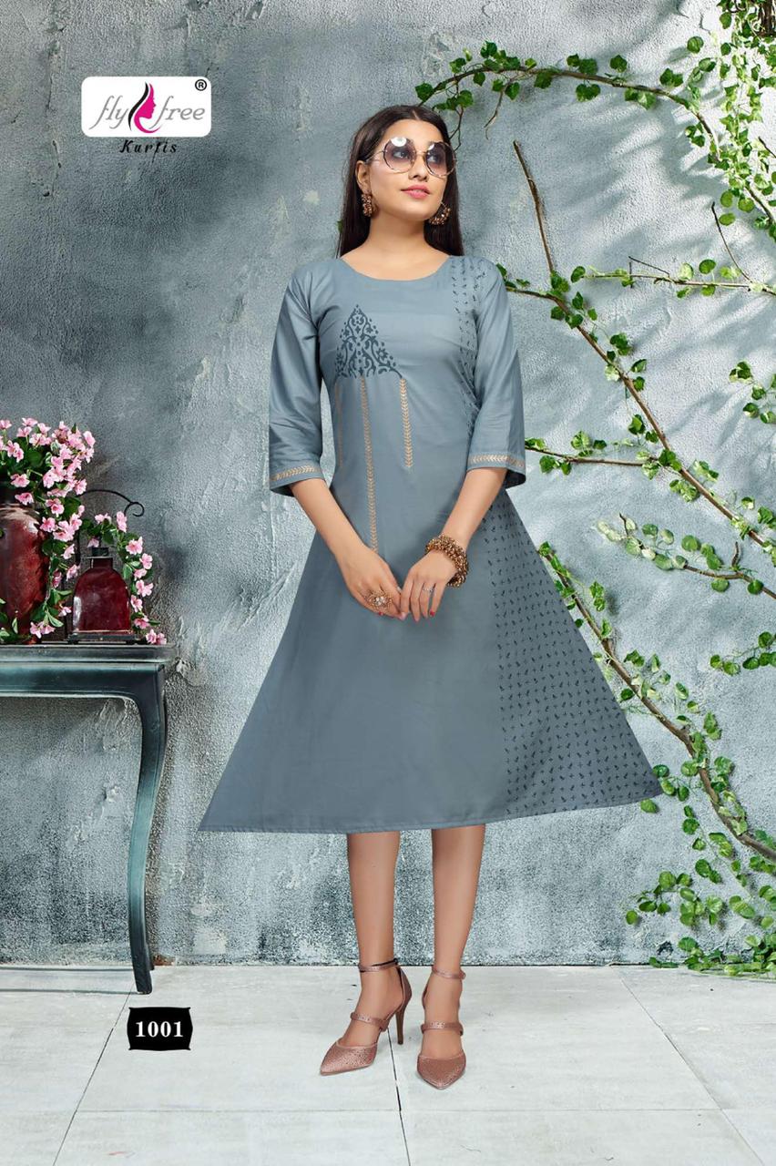 Fly Free Krisha 2 Fancy Ethnic Wear Designer Fancy Kurti Collection